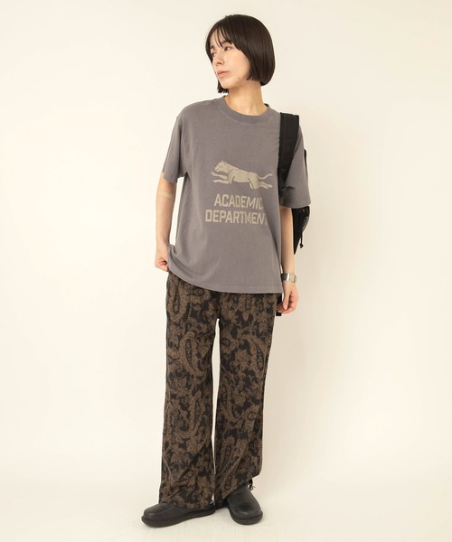RNA-N(アールエヌエーエヌ)の「M2696 ユーズドライクカレッジT(Tシャツ/カットソー・レディース・グレー/レッド/ネイビー・FREE)」の19枚目の写真
