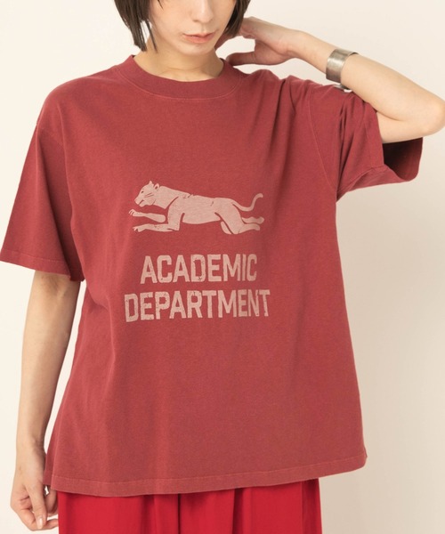 RNA-N(アールエヌエーエヌ)の「M2696 ユーズドライクカレッジT(Tシャツ/カットソー・レディース・グレー/レッド/ネイビー・FREE)」の16枚目の写真