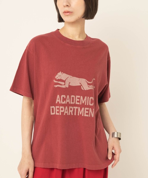 RNA-N(アールエヌエーエヌ)の「M2696 ユーズドライクカレッジT(Tシャツ/カットソー・レディース・グレー/レッド/ネイビー・FREE)」の15枚目の写真