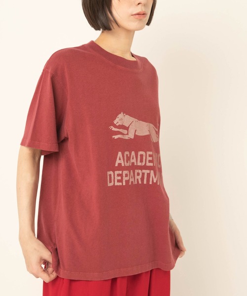 RNA-N(アールエヌエーエヌ)の「M2696 ユーズドライクカレッジT(Tシャツ/カットソー・レディース・グレー/レッド/ネイビー・FREE)」の14枚目の写真