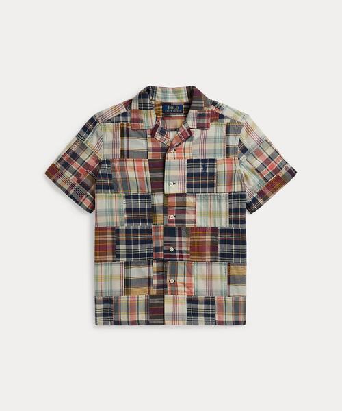 パッチワーク マドラス キャンプ シャツ（シャツ/ブラウス）｜POLO