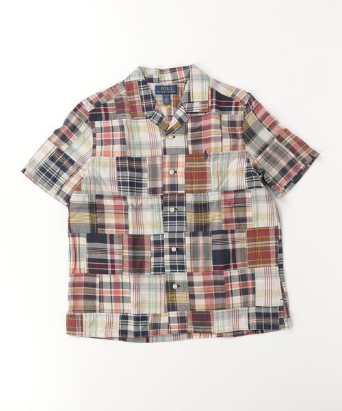 パッチワーク マドラス キャンプ シャツ（シャツ/ブラウス）｜POLO
