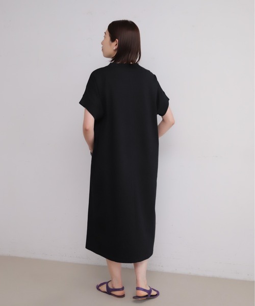 NOMBRE IMPAIR（ノンブルアンペール）の「TCカットコンビ　リブ付キバンザイワンピース（ワンピース・レディース・ネイビー/ブラック・FREE）」の11枚目の写真