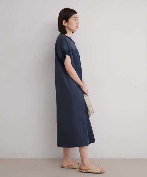 NOMBRE IMPAIR（ノンブルアンペール）の「TCカットコンビ　リブ付キバンザイワンピース（ワンピース・レディース・ネイビー/ブラック・FREE）」の19枚目の写真