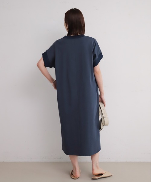 NOMBRE IMPAIR（ノンブルアンペール）の「TCカットコンビ　リブ付キバンザイワンピース（ワンピース・レディース・ネイビー/ブラック・FREE）」の20枚目の写真