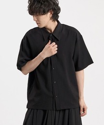 mhs2665-リネンタッチピンタックSH シャツ(458006-089S)