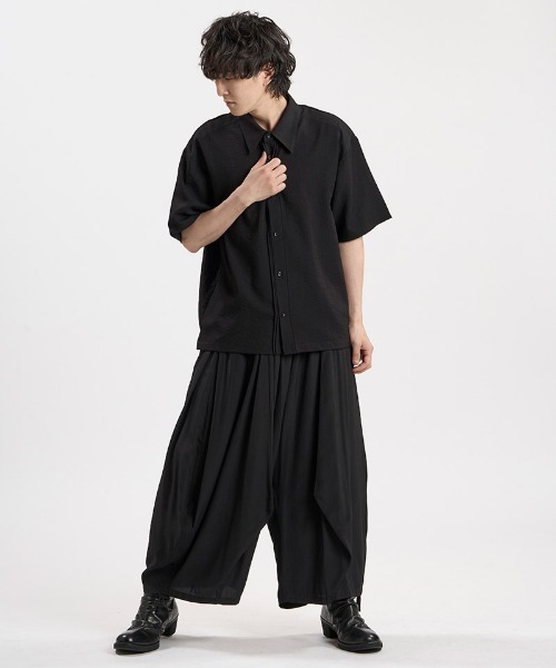 NO ID.(ノーアイディ)の「mhs2665-リネンタッチピンタックSH シャツ(458006-089S)(シャツ/ブラウス・メンズ・ホワイト/ブラック/グレー・2/1)」の22枚目の写真