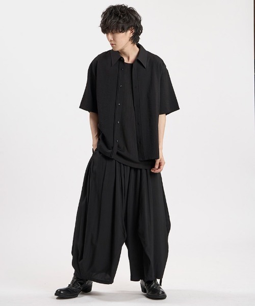 NO ID.(ノーアイディ)の「mhs2665-リネンタッチピンタックSH シャツ(458006-089S)(シャツ/ブラウス・メンズ・ホワイト/ブラック/グレー・2/1)」の19枚目の写真