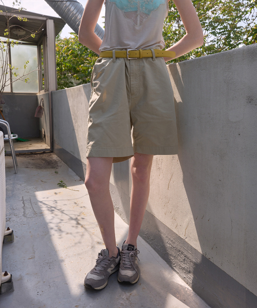 NOCONTENT（ノーコンテント）の「370. バミューダパンツ _ ベージュ（その他パンツ・レディース・その他・FREE）」の2枚目の写真