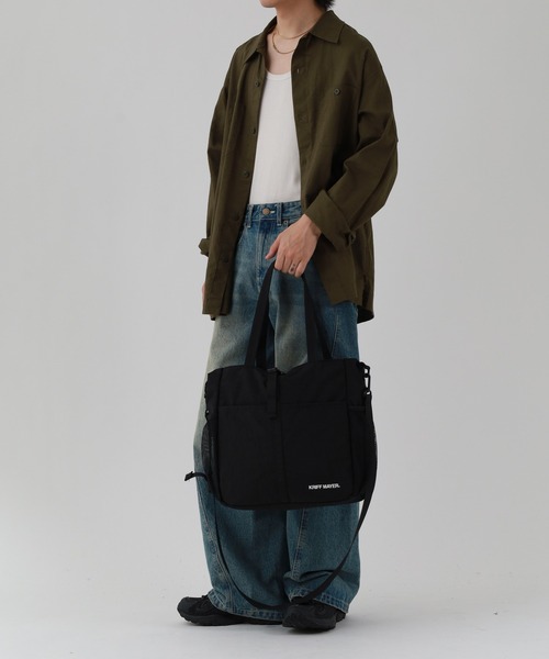 KRIFF MAYER(クリフメイヤー)の「KRIFF MAYER 撥水加工 2WAY ショルダーバッグ トートバッグ 男女兼用(トートバッグ・メンズ・ブラック/ブラウン・FREE)」の21枚目の写真