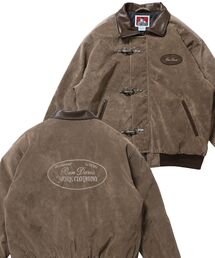 BEN DAVIS（ベンデイビス）の「【BEN DAVIS(ベンデイビス)】FAUX SUEDE RESCUE JACKET   レスキュージャケット フェイクスエード 中綿キルティング ハイネック ワッペン アウター ユニセックス（ブルゾン）」
