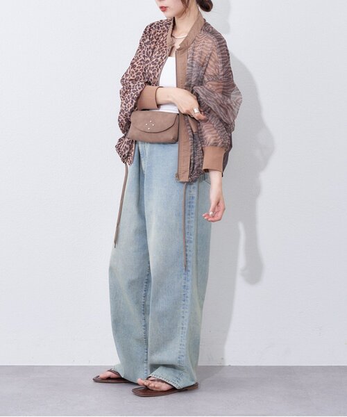 etsinta(エシンタ)の「【etsinta】メッシュZIPシャツ(シャツ/ブラウス・レディース・カーキ/ブラウン・ONE SIZE)」の10枚目の写真