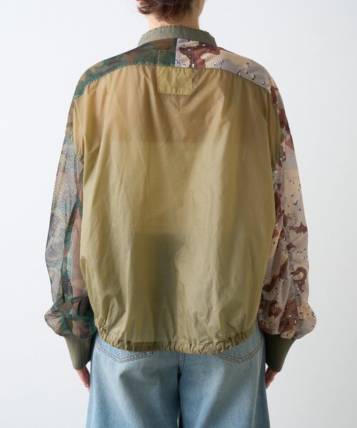 etsinta(エシンタ)の「【etsinta】メッシュZIPシャツ(シャツ/ブラウス・レディース・カーキ/ブラウン・ONE SIZE)」の15枚目の写真