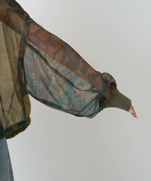 etsinta(エシンタ)の「【etsinta】メッシュZIPシャツ(シャツ/ブラウス・レディース・カーキ/ブラウン・ONE SIZE)」の20枚目の写真