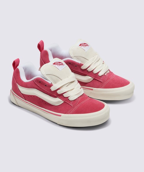 VANS(バンズ)の「ニュースクール / Knu Skool RETRO COLOR PINK/TRU VN0009QCBJ11(スニーカー・メンズ・ピンク・4)」の2枚目の写真