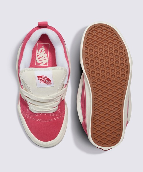VANS(バンズ)の「ニュースクール / Knu Skool RETRO COLOR PINK/TRU VN0009QCBJ11(スニーカー・メンズ・ピンク・4)」の3枚目の写真