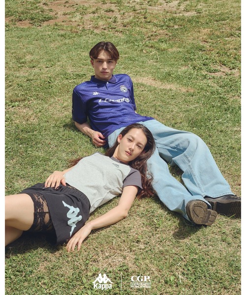 Kappa(カッパ)の「codegraphy KAPPA Raglan Tee(Tシャツ/カットソー・メンズ・Cream/ブラウン/グレー・S/F)」の8枚目の写真