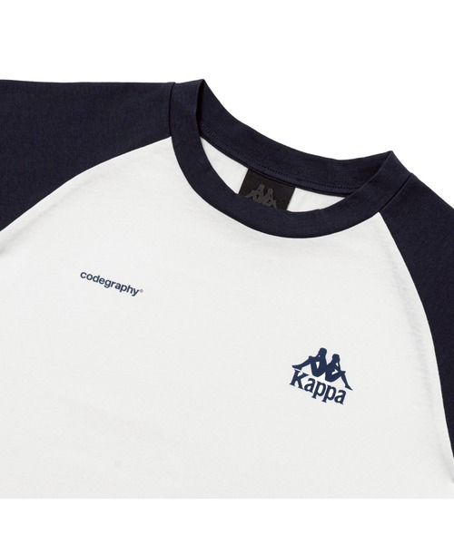 Kappa(カッパ)の「codegraphy KAPPA Raglan Tee(Tシャツ/カットソー・メンズ・Cream/ブラウン/グレー・S/F)」の12枚目の写真