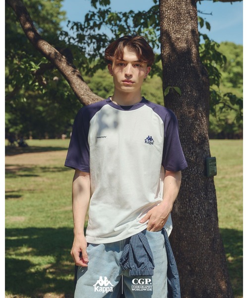 Kappa(カッパ)の「codegraphy KAPPA Raglan Tee(Tシャツ/カットソー・メンズ・Cream/ブラウン/グレー・S/F)」の19枚目の写真