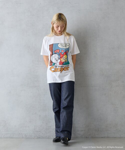 BIRTHDAY BAR(バースデイバー)の「BIRTHDAY BAR/Casper/Tシャツ(Tシャツ/カットソー・レディース・ホワイト・X-LARGE/MEDIUM)」の2枚目の写真