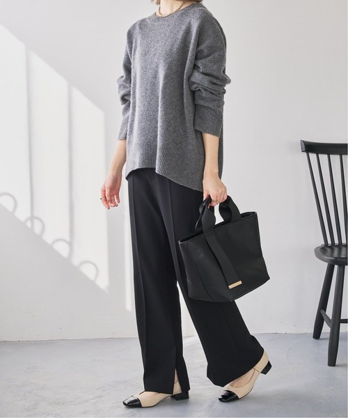 LE TALON（ルタロン）の「《追加 / 大容量&500mlペットボトル収納◎》LE TALON BELT M トート（トートバッグ・レディース・ブラック/アイボリー・FREE）」の10枚目の写真
