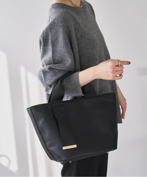 LE TALON（ルタロン）の「《追加 / 大容量&500mlペットボトル収納◎》LE TALON BELT M トート（トートバッグ・レディース・ブラック/アイボリー・FREE）」の11枚目の写真