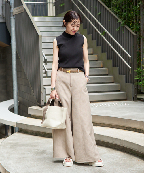 LE TALON（ルタロン）の「《追加 / 大容量&500mlペットボトル収納◎》LE TALON BELT M トート（トートバッグ・レディース・ブラック/アイボリー・FREE）」の18枚目の写真