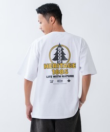 Woods（ウッズ）の「【WOODS】別注 プリント 半袖Tシャツ（Tシャツ/カットソー）」