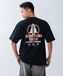 Woods（ウッズ）の「【WOODS】別注 プリント 半袖Tシャツ（Tシャツ/カットソー）」