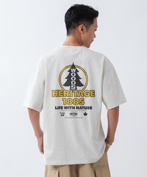 Woods（ウッズ）の「【WOODS】別注 プリント 半袖Tシャツ（Tシャツ/カットソー）」