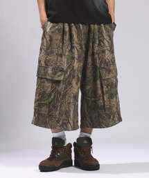 RAGEBLUE | CAMOUFLAGE SWEAT CARGO HALF PANTS/カモフラカーゴスウェットハーフパンツ(スウェットパンツ)