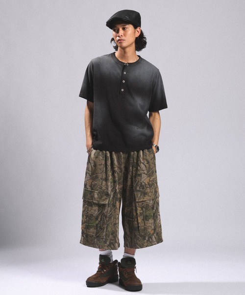 RAGEBLUE(レイジブルー)の「CAMOUFLAGE SWEAT CARGO HALF PANTS/カモフラカーゴスウェットハーフパンツ(スウェットパンツ・メンズ・ブラウン系その他・FREE)」の3枚目の写真