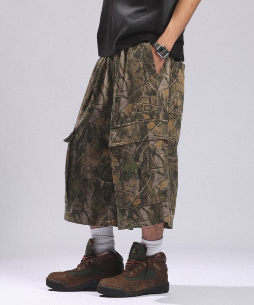 RAGEBLUE(レイジブルー)の「CAMOUFLAGE SWEAT CARGO HALF PANTS/カモフラカーゴスウェットハーフパンツ(スウェットパンツ・メンズ・ブラウン系その他・FREE)」の7枚目の写真