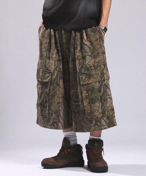 RAGEBLUE(レイジブルー)の「CAMOUFLAGE SWEAT CARGO HALF PANTS/カモフラカーゴスウェットハーフパンツ(スウェットパンツ・メンズ・ブラウン系その他・FREE)」の5枚目の写真
