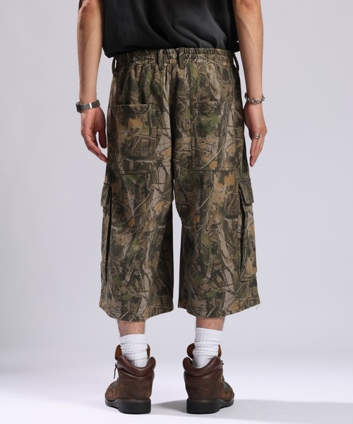 RAGEBLUE(レイジブルー)の「CAMOUFLAGE SWEAT CARGO HALF PANTS/カモフラカーゴスウェットハーフパンツ(スウェットパンツ・メンズ・ブラウン系その他・FREE)」の9枚目の写真