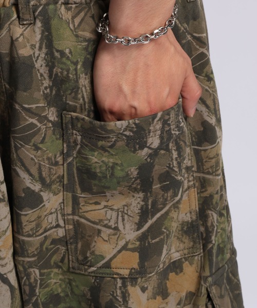 RAGEBLUE(レイジブルー)の「CAMOUFLAGE SWEAT CARGO HALF PANTS/カモフラカーゴスウェットハーフパンツ(スウェットパンツ・メンズ・ブラウン系その他・FREE)」の11枚目の写真