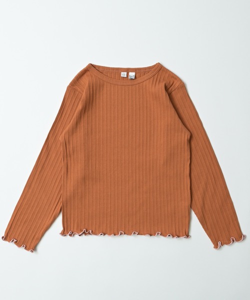 Life Support Products(ライフサポートプロダクツ)の「無地リブロンT(Tシャツ/カットソー・キッズ・グレー/オレンジ/ライトピンク/ピンク/ホワイト系その他/ラベンダー/ミント/ブラウン/ベージュ/チャコール・80/110/120/90/130/100)」の5枚目の写真