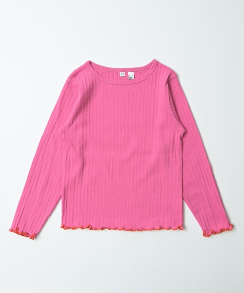 Life Support Products(ライフサポートプロダクツ)の「無地リブロンT(Tシャツ/カットソー・キッズ・グレー/オレンジ/ライトピンク/ピンク/ホワイト系その他/ラベンダー/ミント/ブラウン/ベージュ/チャコール・80/110/120/90/130/100)」の9枚目の写真