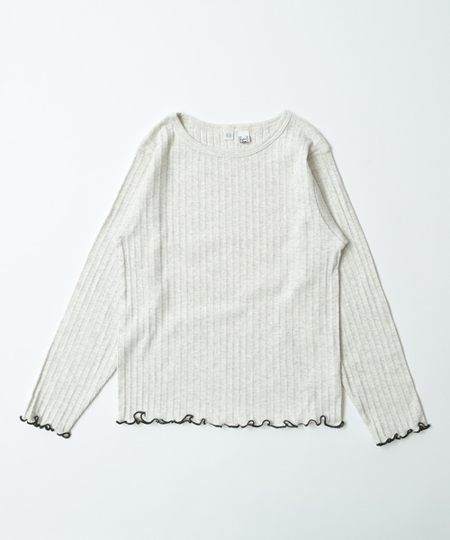Life Support Products(ライフサポートプロダクツ)の「無地リブロンT(Tシャツ/カットソー・キッズ・グレー/オレンジ/ライトピンク/ピンク/ホワイト系その他/ラベンダー/ミント/ブラウン/ベージュ/チャコール・80/110/120/90/130/100)」の11枚目の写真