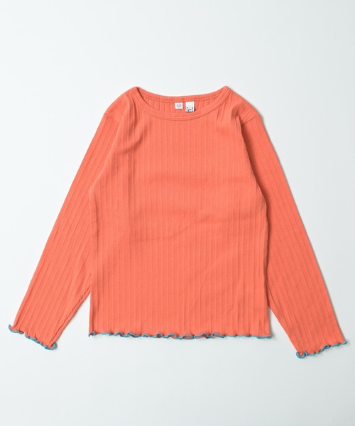 Life Support Products(ライフサポートプロダクツ)の「無地リブロンT(Tシャツ/カットソー・キッズ・グレー/オレンジ/ライトピンク/ピンク/ホワイト系その他/ラベンダー/ミント/ブラウン/ベージュ/チャコール・80/110/120/90/130/100)」の21枚目の写真