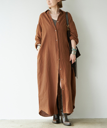 Deuxieme Classe | LInen シャツドレス(ワンピース)