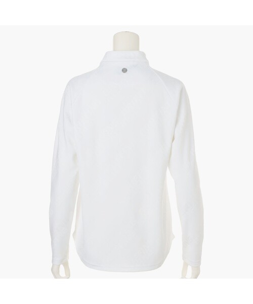 BRIEFING（ブリーフィング）の「【BRIEFING GOLF／ブリーフィングゴルフ】WS SHADOW LOGO JQ LS HIGHNECK RF（Tシャツ/カットソー・レディース・ブラック・S/M）」の2枚目の写真
