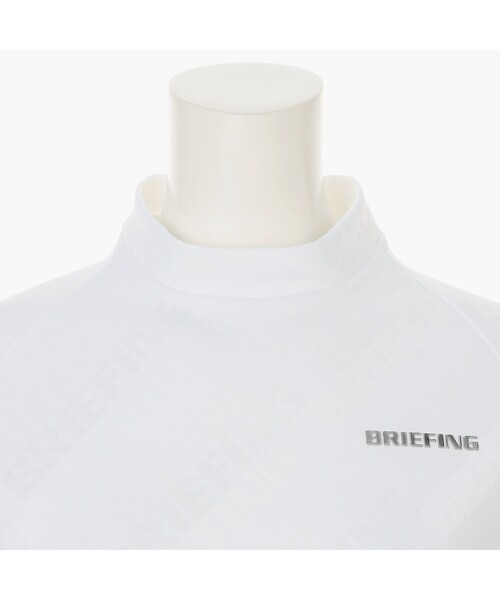 BRIEFING（ブリーフィング）の「【BRIEFING GOLF／ブリーフィングゴルフ】WS SHADOW LOGO JQ LS HIGHNECK RF（Tシャツ/カットソー・レディース・ブラック・S/M）」の4枚目の写真