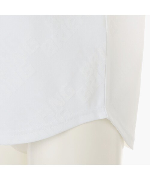 BRIEFING（ブリーフィング）の「【BRIEFING GOLF／ブリーフィングゴルフ】WS SHADOW LOGO JQ LS HIGHNECK RF（Tシャツ/カットソー・レディース・ブラック・S/M）」の7枚目の写真