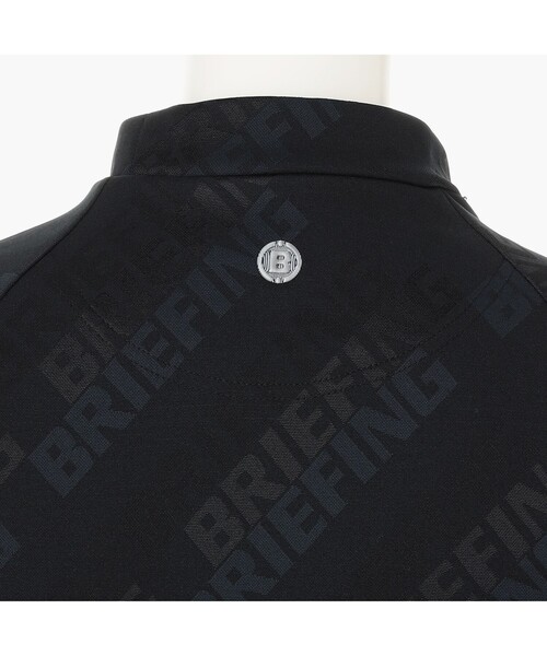 BRIEFING（ブリーフィング）の「【BRIEFING GOLF／ブリーフィングゴルフ】WS SHADOW LOGO JQ LS HIGHNECK RF（Tシャツ/カットソー・レディース・ブラック・S/M）」の11枚目の写真