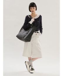 eco ベルトセットバミューダパンツ