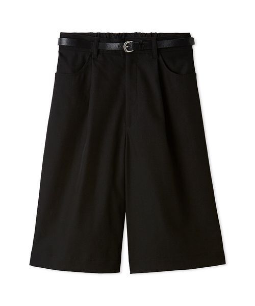 emmi（エミ）の「eco ベルトセットバミューダパンツ（その他パンツ・レディース・ブラック/ホワイト・0/1）」の4枚目の写真