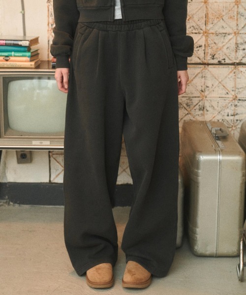 BENUA(ベヌア)の「ピグメントスウェットパンツ - Pigment sweat pants -(スウェットパンツ・レディース・ダークグレー/カーキ/ネイビー・MEDIUM/LARGE)」の13枚目の写真