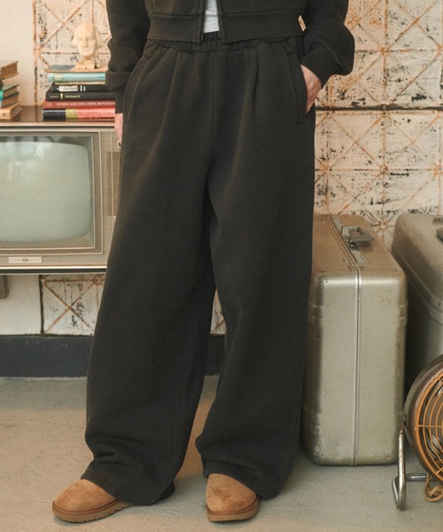 BENUA(ベヌア)の「ピグメントスウェットパンツ - Pigment sweat pants -(スウェットパンツ・レディース・ダークグレー/カーキ/ネイビー・MEDIUM/LARGE)」の14枚目の写真