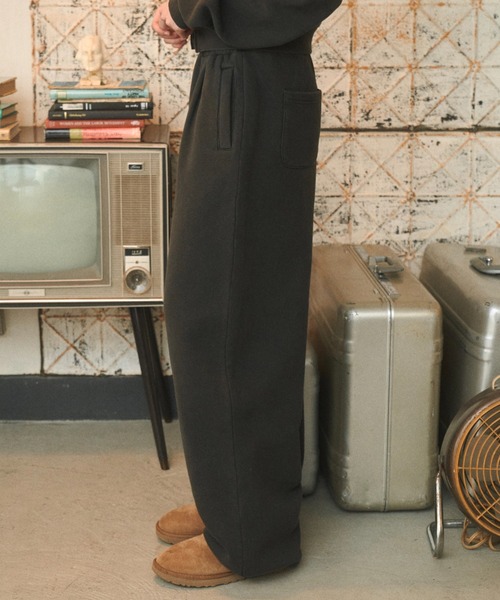 BENUA(ベヌア)の「ピグメントスウェットパンツ - Pigment sweat pants -(スウェットパンツ・レディース・ダークグレー/カーキ/ネイビー・MEDIUM/LARGE)」の19枚目の写真